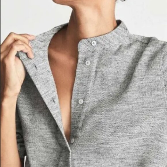 REISS Alber Longline Shirt – Size US 6 - Picture 5 of 8